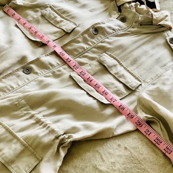 Utility Jacket / Linen / Size L / Ivory - Picture 9 of 10